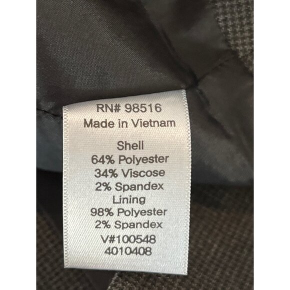 Coldwater Creek Petite 12P Gray Wool Blend Pencil Skirt - Picture 3 of 12